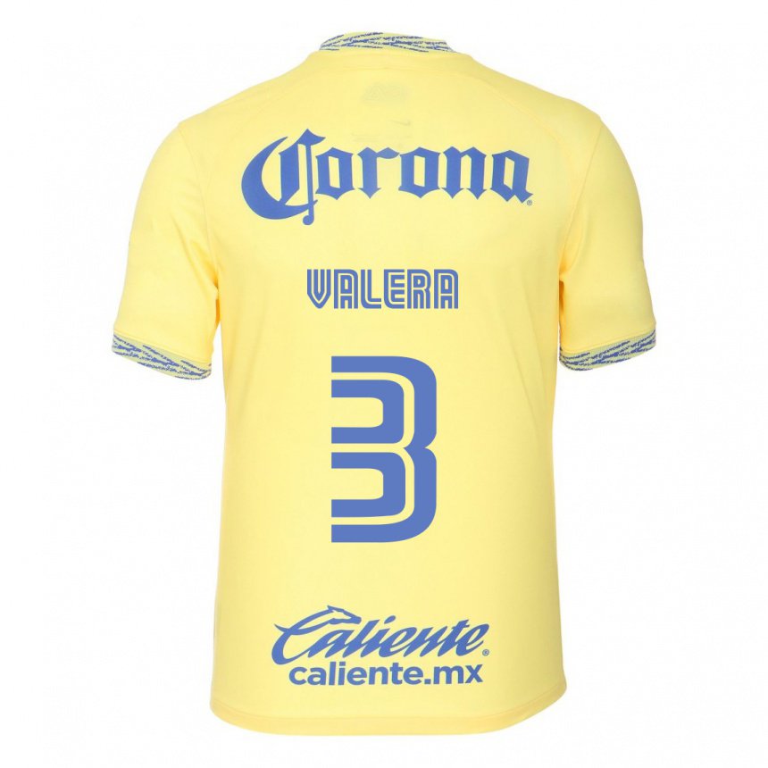 Homem Camisola Selene Valera #3 Limão Amarelo Principal 2022/23 Camisa  Brasil