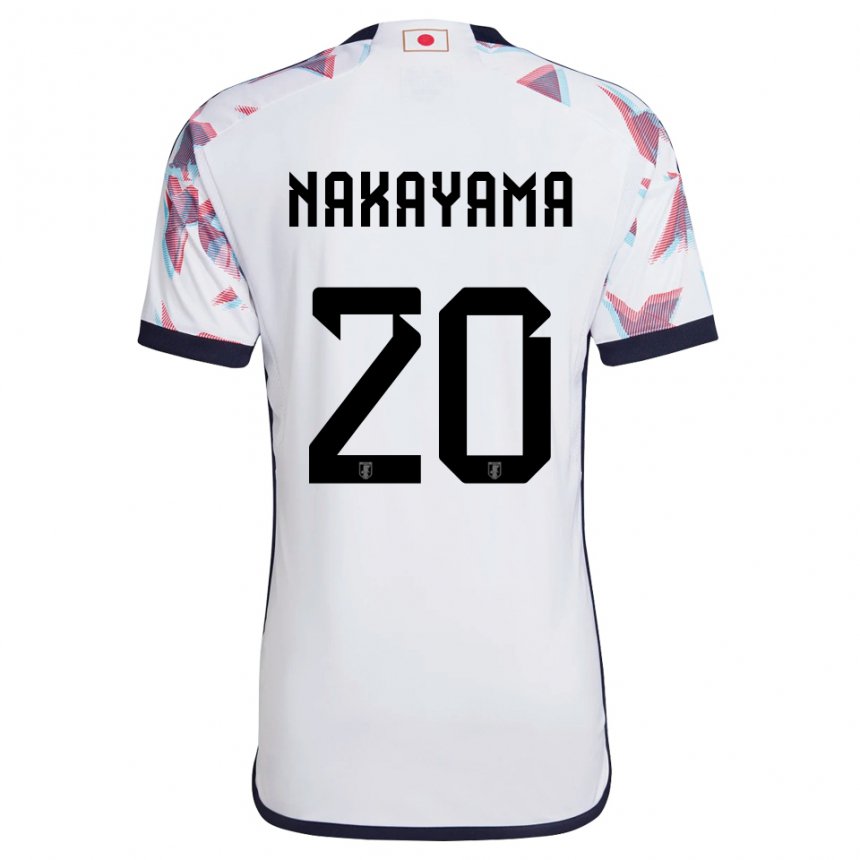 Criança Camisola Japonesa Yuta Nakayama #20 Branco Alternativa 22-24 Camisa Brasil