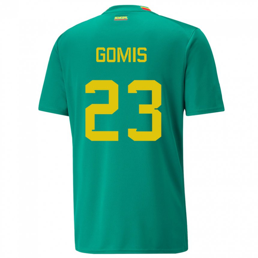 Homem Camisola Senegalesa Alfred Gomis #23 Verde Alternativa 22-24 Camisa Brasil