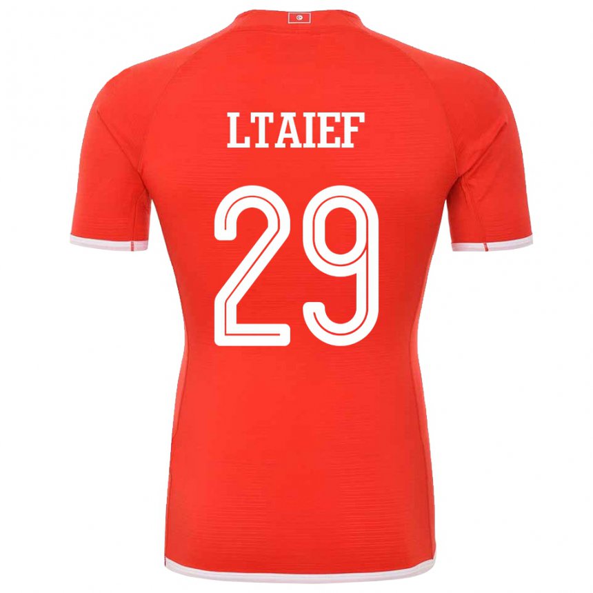 Mulher Camisola Tunisiana Sayfallah Ltaief #29 Vermelho Principal 22-24 Camisa Brasil