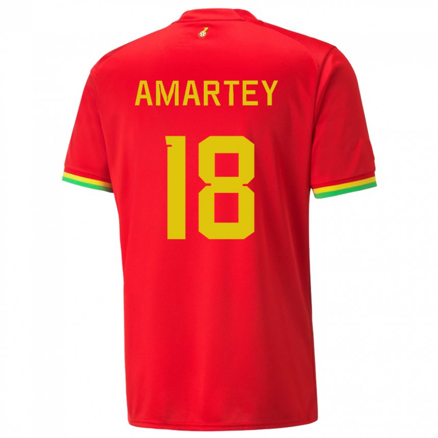 Mulher Camisola Ganesa Daniel Amartey #18 Vermelho Alternativa 22-24 Camisa Brasil
