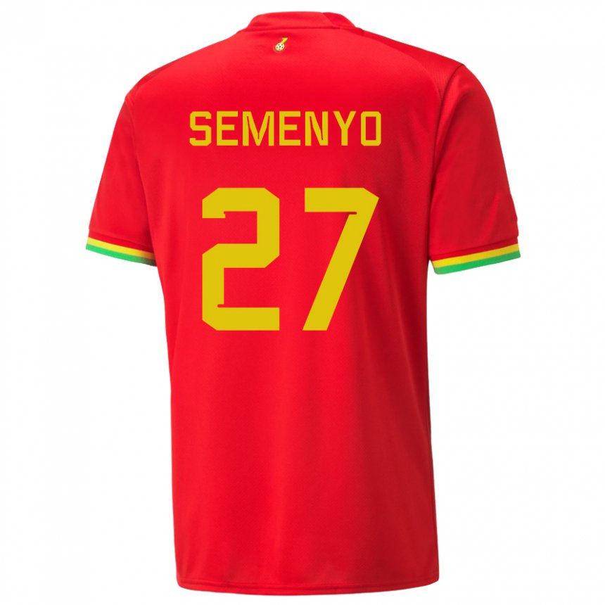 Mulher Camisola Ganesa Antoine Semenyo #27 Vermelho Alternativa 22-24 Camisa Brasil