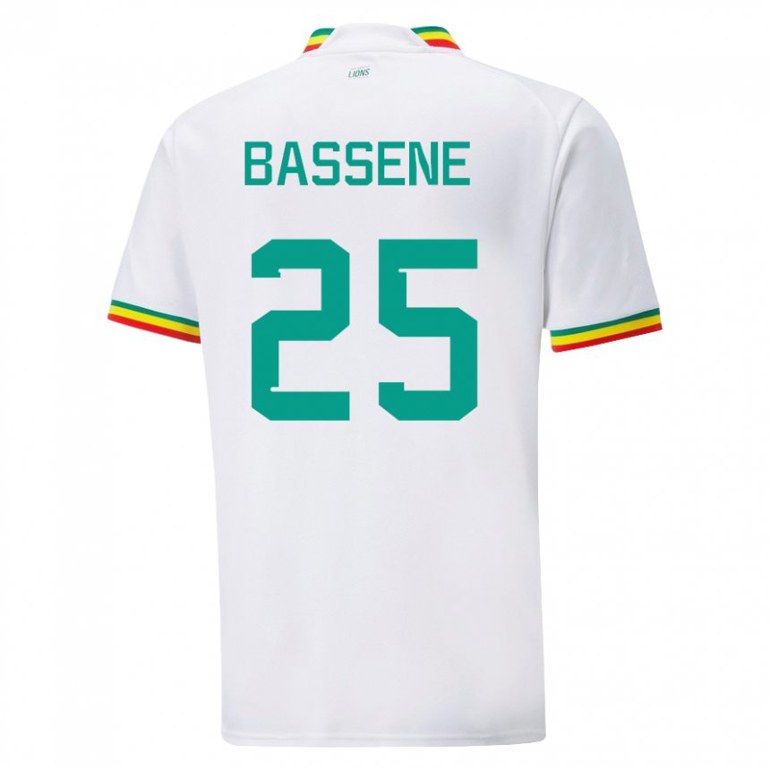 Criança Camisola Senegalesa Pascaline Bassene #25 Branco Principal 22-24 Camisa Brasil