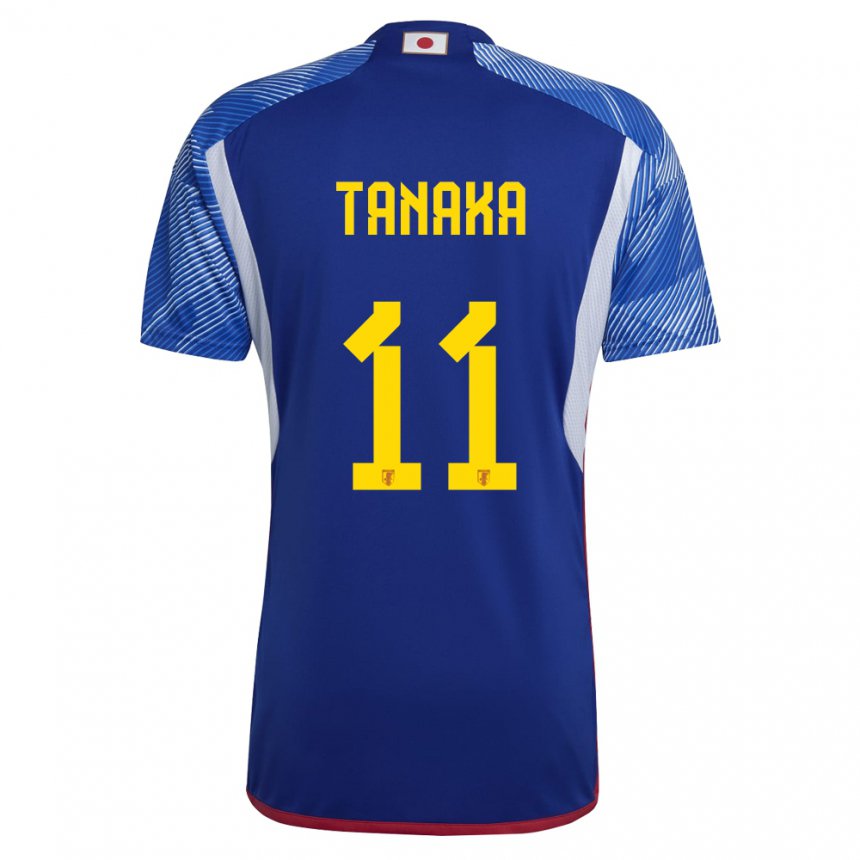 Criança Camisola Japonesa Mina Tanaka #11 Azul Real Principal 22-24 Camisa Brasil
