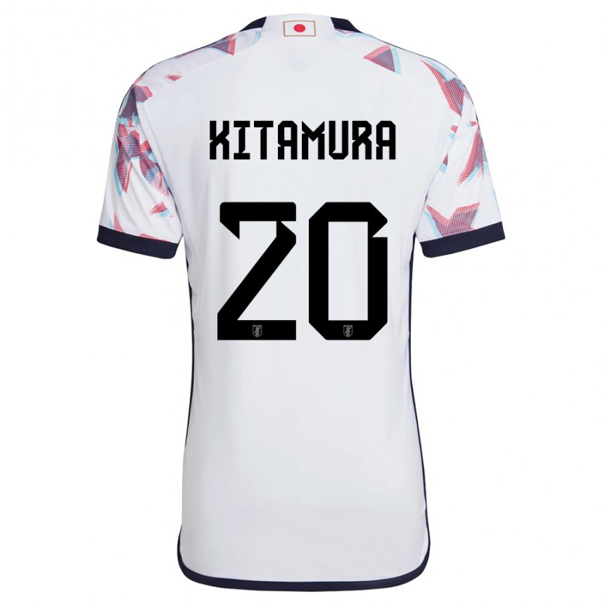Criança Camisola Japonesa Nanami Kitamura #20 Branco Alternativa 22-24 Camisa Brasil