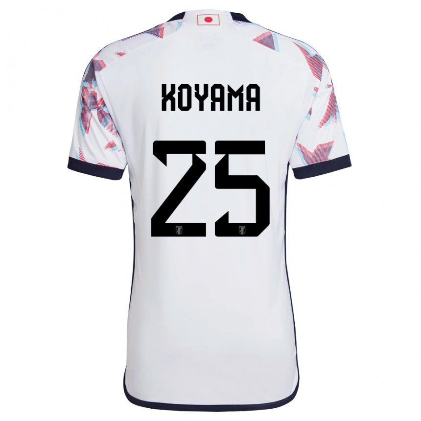 Criança Camisola Japonesa Shinomi Koyama #25 Branco Alternativa 22-24 Camisa Brasil
