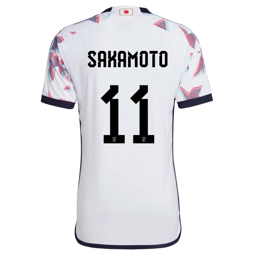 Criança Camisola Japonesa Isa Sakamoto #11 Branco Alternativa 22-24 Camisa Brasil