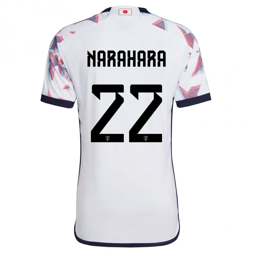 Criança Camisola Japonesa Yoshiki Narahara #22 Branco Alternativa 22-24 Camisa Brasil