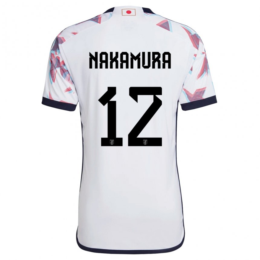 Criança Camisola Japonesa Keisuke Nakamura #12 Branco Alternativa 22-24 Camisa Brasil