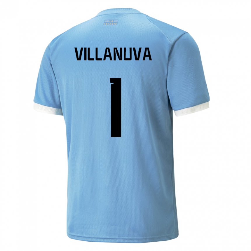Homem Camisola Uruguaia Josefina Villanuva #1 Azul Principal 22-24 Camisa Brasil