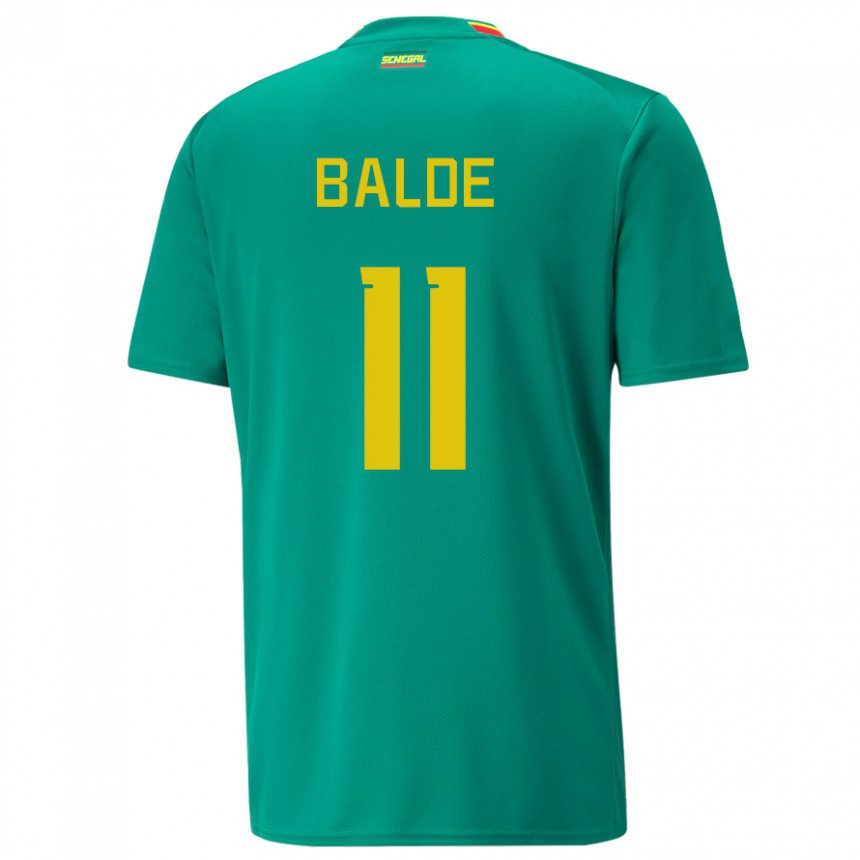 Homem Camisola Senegalesa Haby Balde #11 Verde Alternativa 22-24 Camisa Brasil