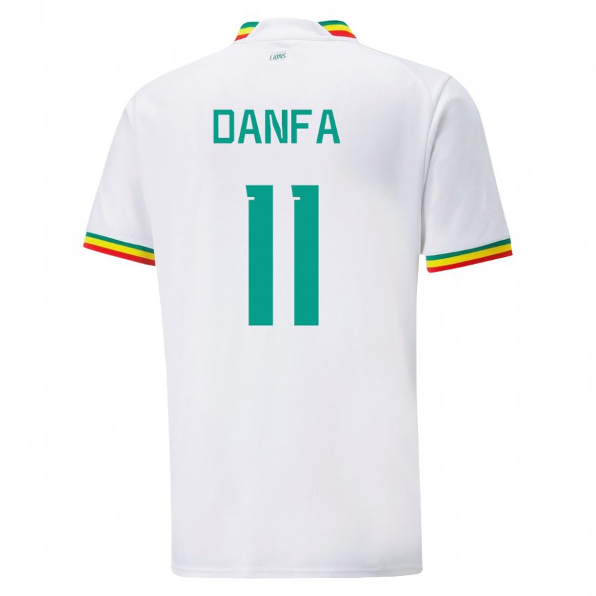 Mulher Camisola Senegalesa Mamadou Danfa #11 Branco Principal 22-24 Camisa Brasil