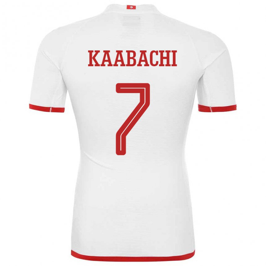 Mulher Camisola Tunisiana Ella Kaabachi #7 Branco Alternativa 22-24 Camisa Brasil