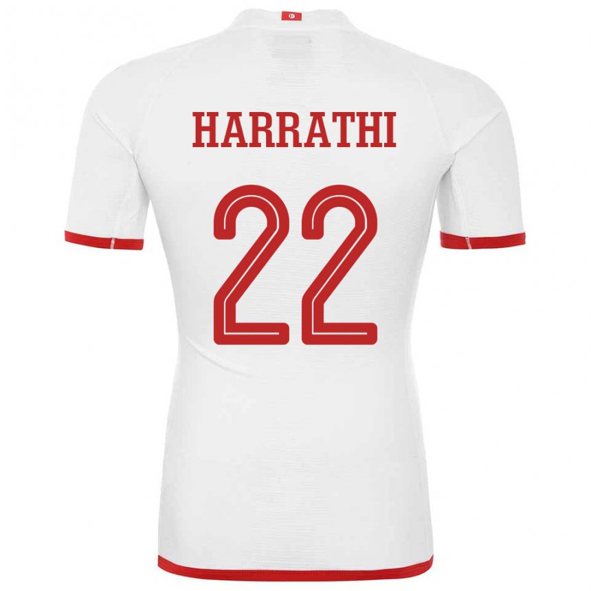Mulher Camisola Tunisiana Najla Harrathi #22 Branco Alternativa 22-24 Camisa Brasil