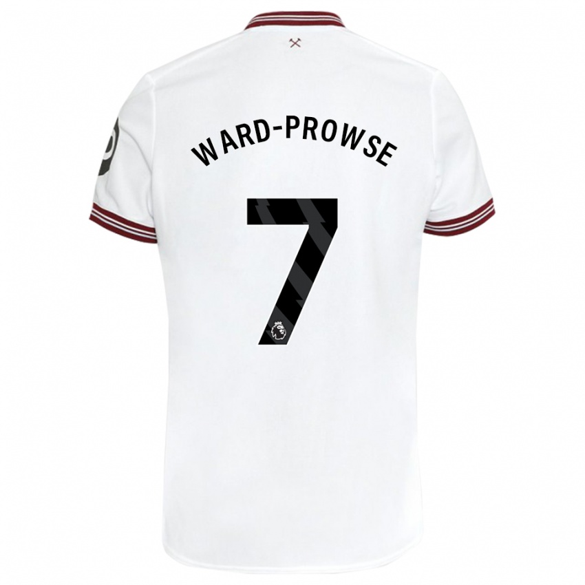 Criança Camisola James Ward-Prowse #7 Branco Alternativa 2023/24 Camisa Brasil