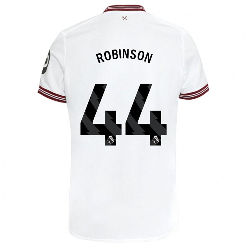Criança Camisola Junior Robinson #44 Branco Alternativa 2023/24 Camisa Brasil