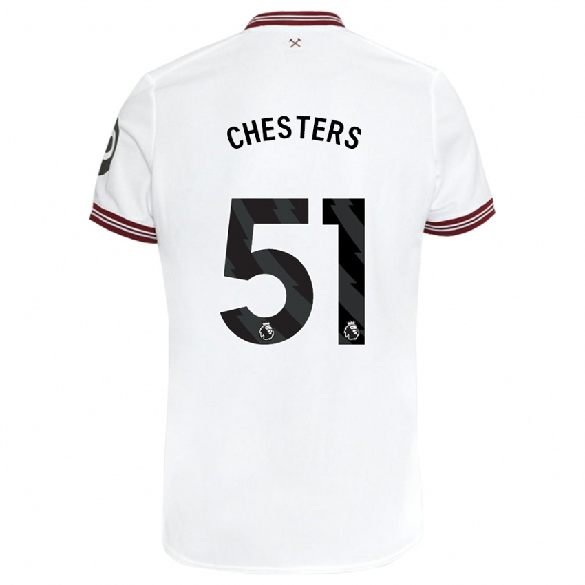 Criança Camisola Dan Chesters #51 Branco Alternativa 2023/24 Camisa Brasil