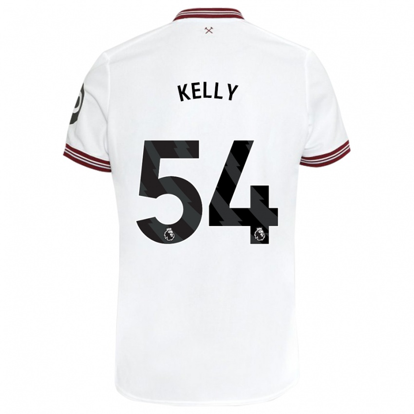 Criança Camisola Patrick Kelly #54 Branco Alternativa 2023/24 Camisa Brasil