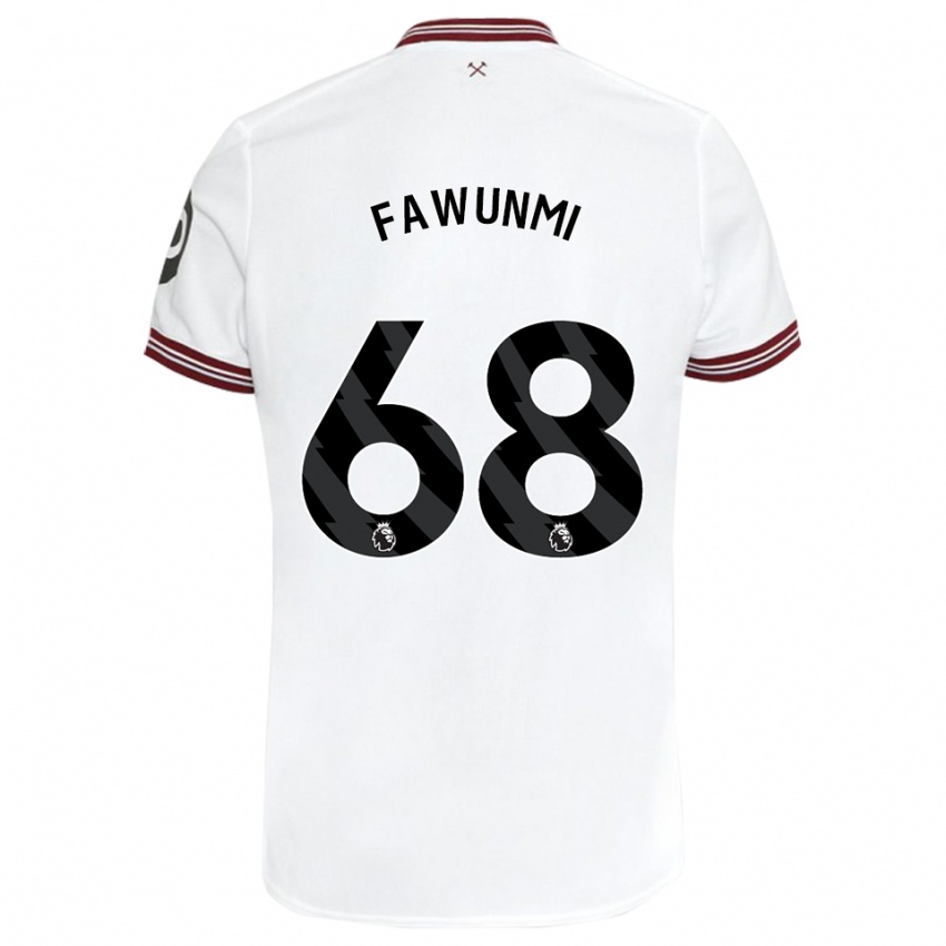 Criança Camisola Favour Fawunmi #68 Branco Alternativa 2023/24 Camisa Brasil