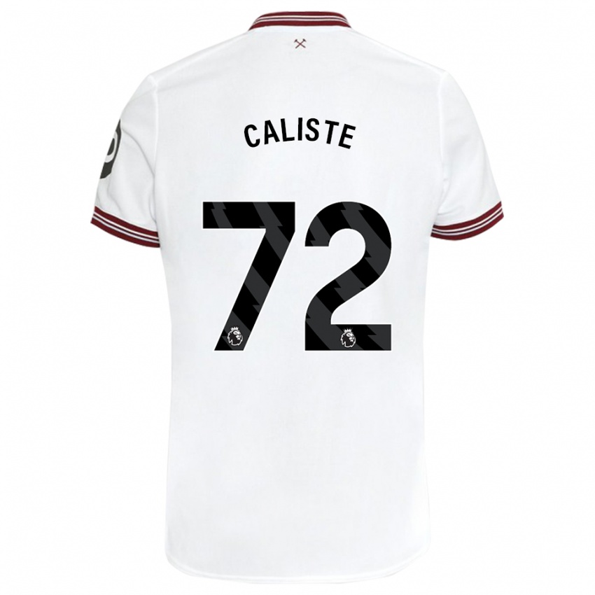 Criança Camisola Gabriel Caliste #72 Branco Alternativa 2023/24 Camisa Brasil