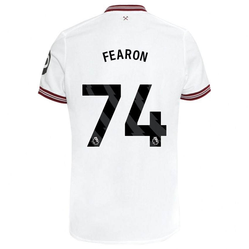 Criança Camisola Preston Fearon #74 Branco Alternativa 2023/24 Camisa Brasil