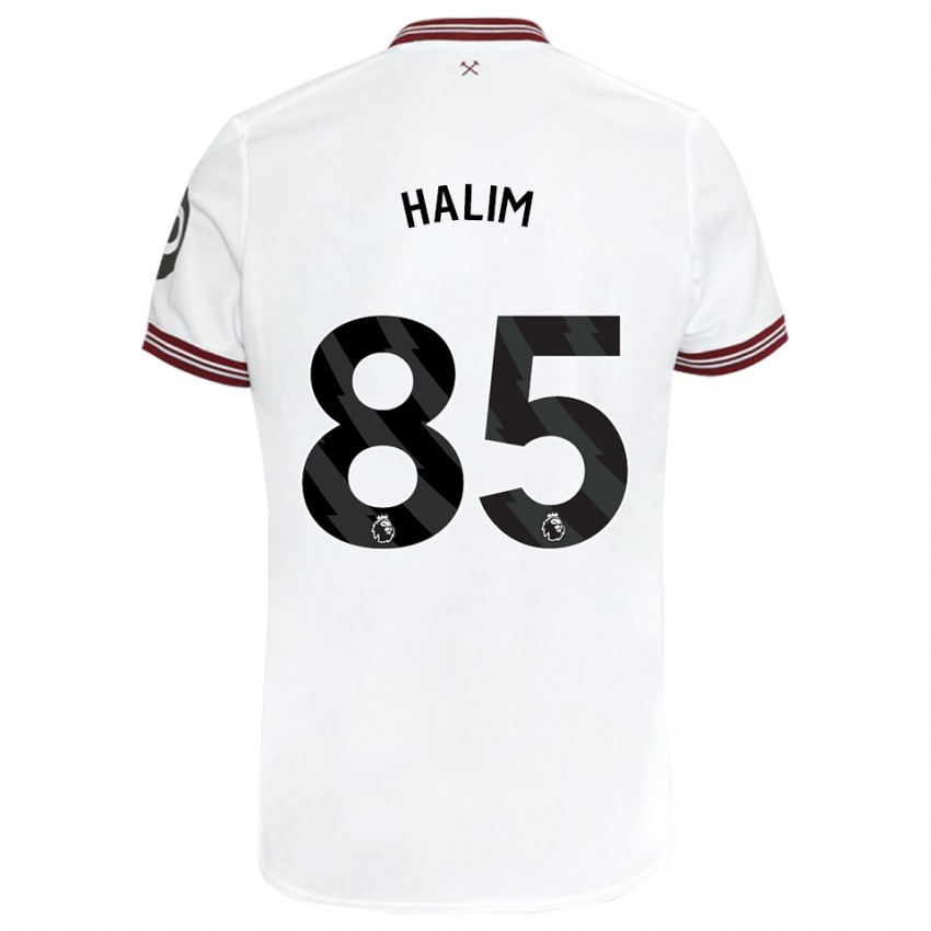 Criança Camisola Mehmet Halim #85 Branco Alternativa 2023/24 Camisa Brasil