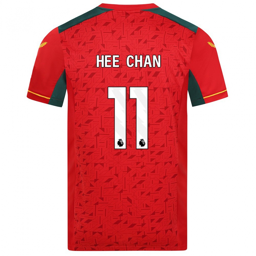 Criança Camisola Hee-Chan Hwang #11 Vermelho Alternativa 2023/24 Camisa Brasil