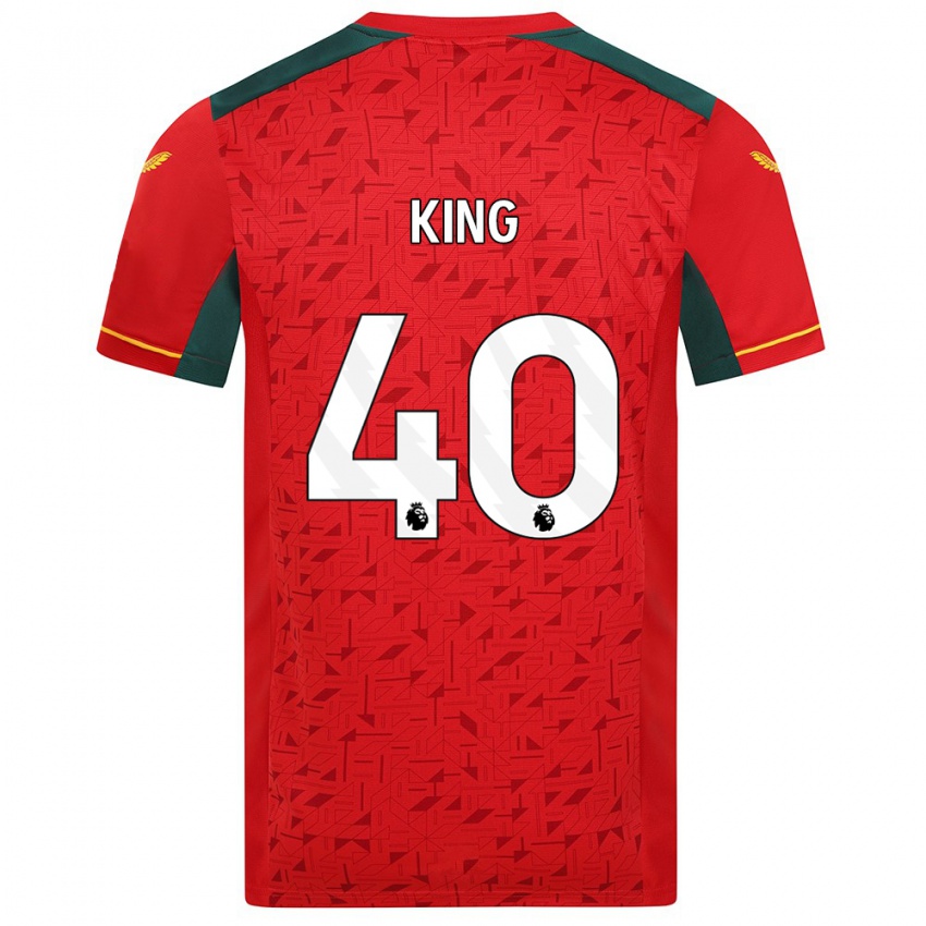 Criança Camisola Tom King #40 Vermelho Alternativa 2023/24 Camisa Brasil