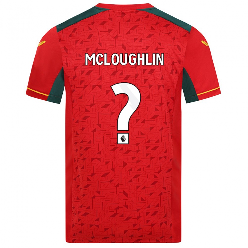 Criança Camisola Lee Mcloughlin #0 Vermelho Alternativa 2023/24 Camisa Brasil
