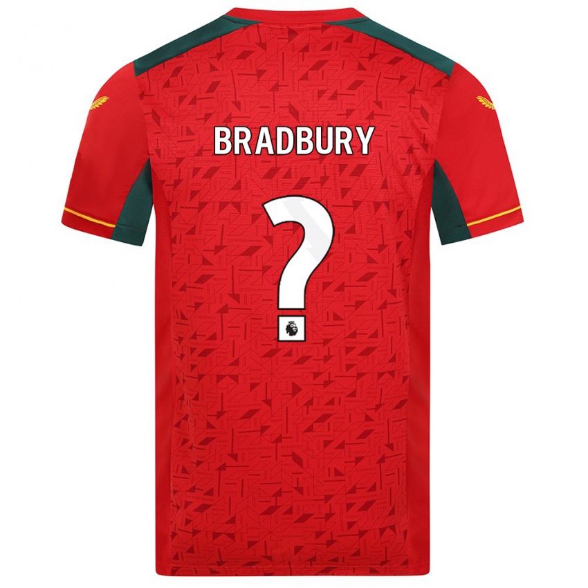 Criança Camisola Mackenzie Bradbury #0 Vermelho Alternativa 2023/24 Camisa Brasil