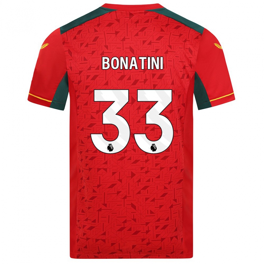 Criança Camisola Leo Bonatini #33 Vermelho Alternativa 2023/24 Camisa Brasil