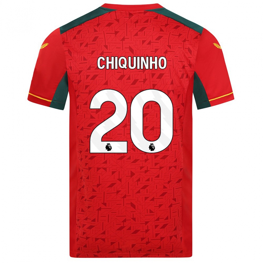 Criança Camisola Chiquinho #20 Vermelho Alternativa 2023/24 Camisa Brasil