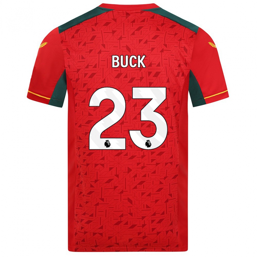 Criança Camisola Alex Buck #23 Vermelho Alternativa 2023/24 Camisa Brasil