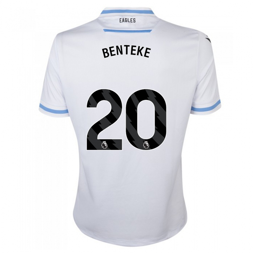 Criança Camisola Christian Benteke #20 Branco Alternativa 2023/24 Camisa Brasil