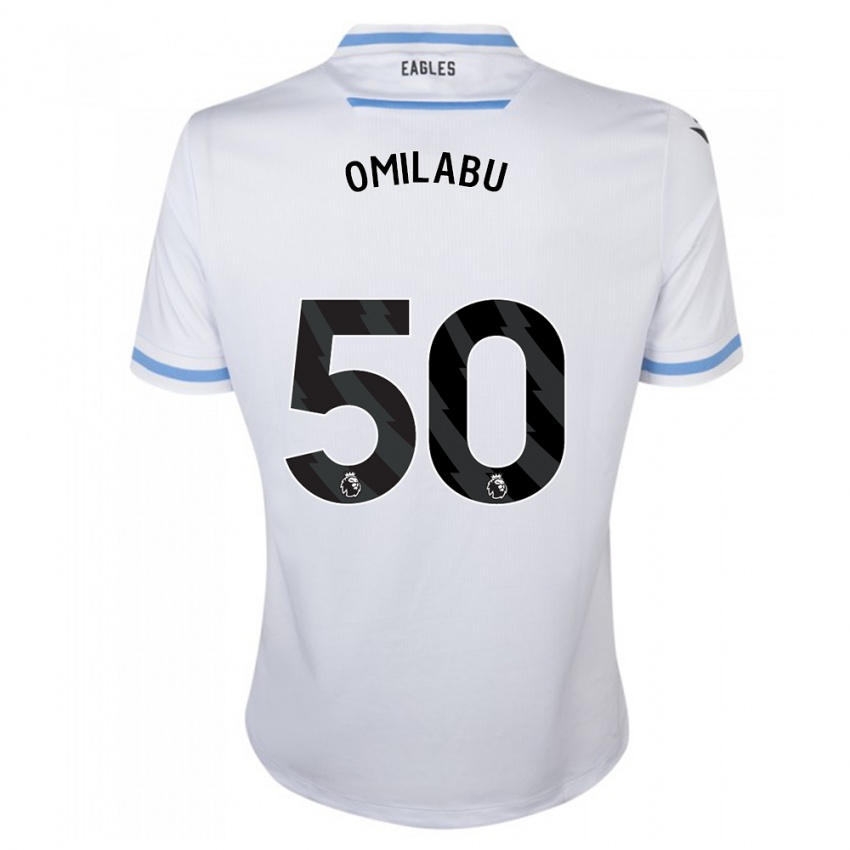 Criança Camisola David Omilabu #50 Branco Alternativa 2023/24 Camisa Brasil