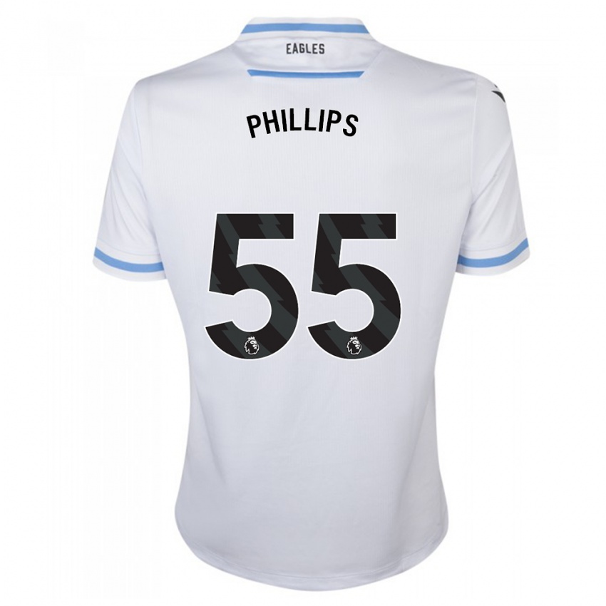 Criança Camisola Killian Phillips #55 Branco Alternativa 2023/24 Camisa Brasil