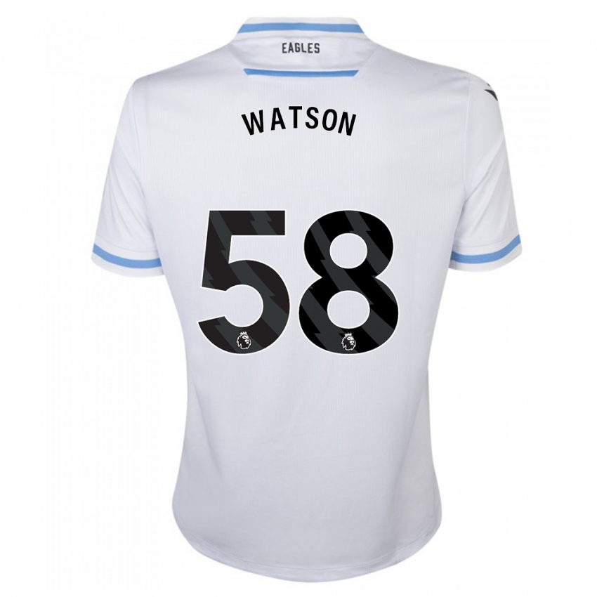 Criança Camisola Noah Watson #58 Branco Alternativa 2023/24 Camisa Brasil
