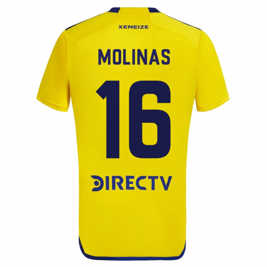 Criança Camisola Aaron Molinas #16 Amarelo Alternativa 2023/24 Camisa Brasil