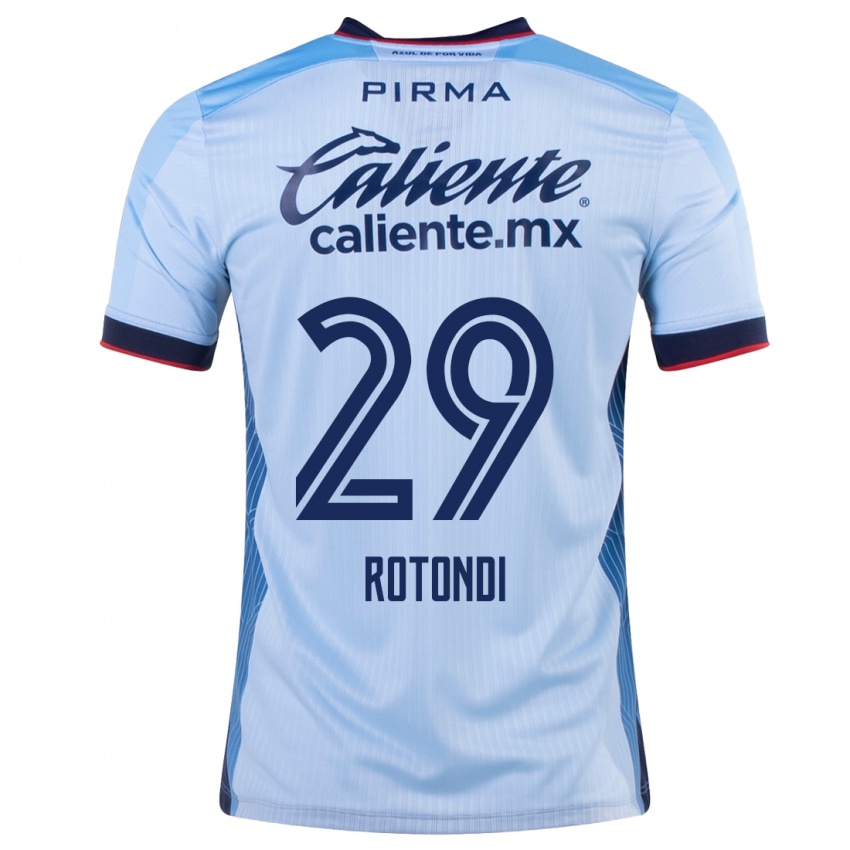 Criança Camisola Carlos Rotondi #29 Céu Azul Alternativa 2023/24 Camisa Brasil