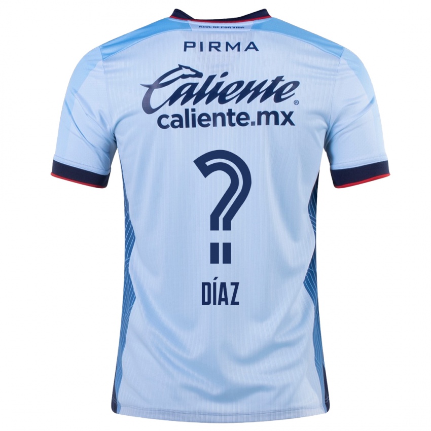 Criança Camisola Josué Díaz #0 Céu Azul Alternativa 2023/24 Camisa Brasil