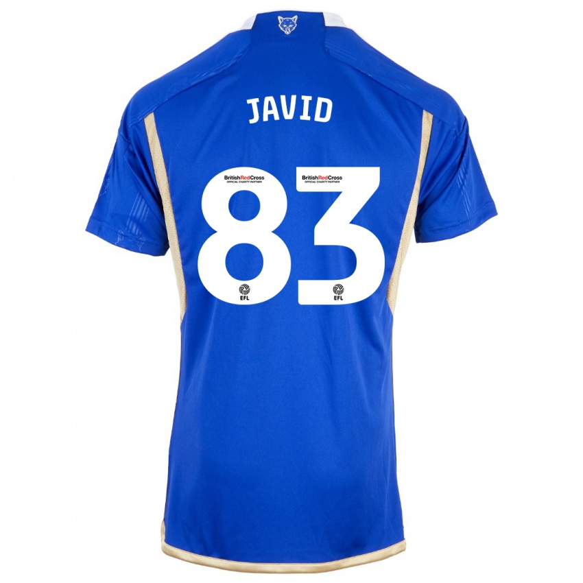 Homem Camisola Abdullah Javid #83 Azul Real Principal 2023/24 Camisa Brasil