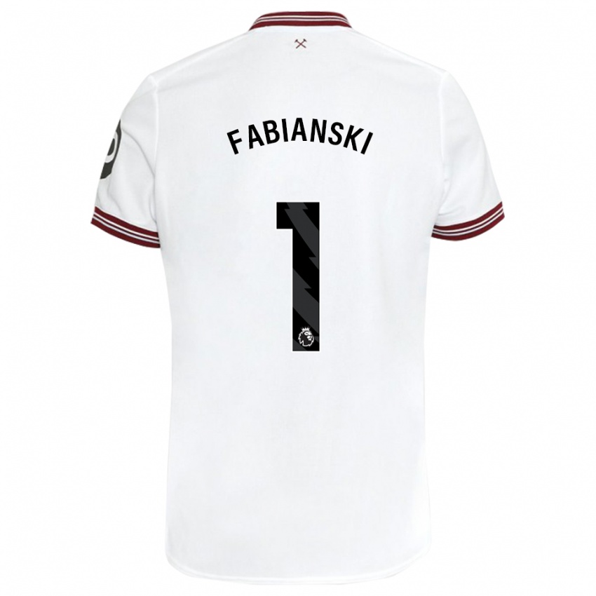 Homem Camisola Lukasz Fabianski #1 Branco Alternativa 2023/24 Camisa Brasil