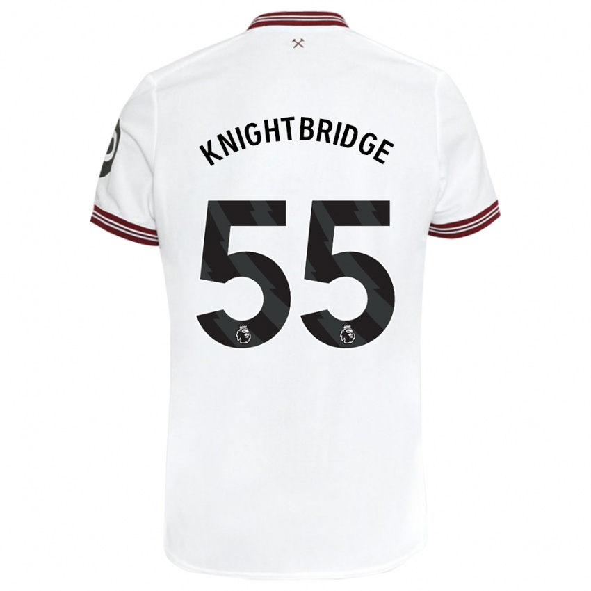 Homem Camisola Jacob Knightbridge #55 Branco Alternativa 2023/24 Camisa Brasil