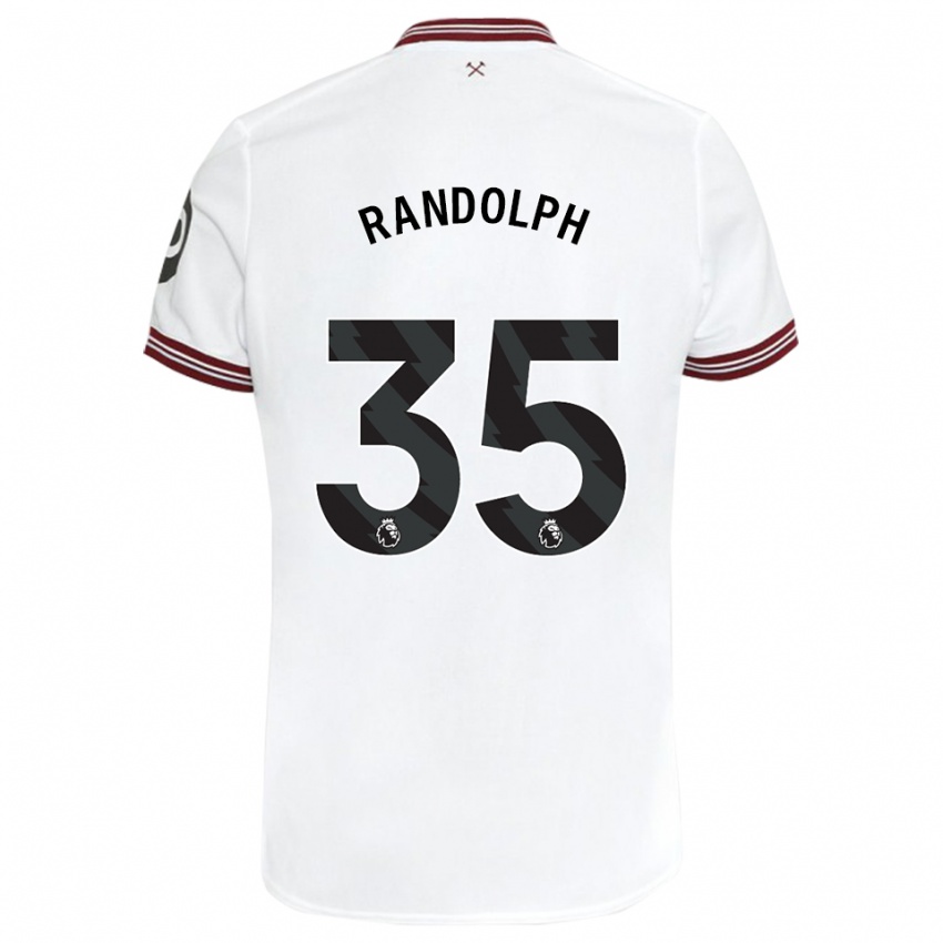 Homem Camisola Darren Randolph #35 Branco Alternativa 2023/24 Camisa Brasil