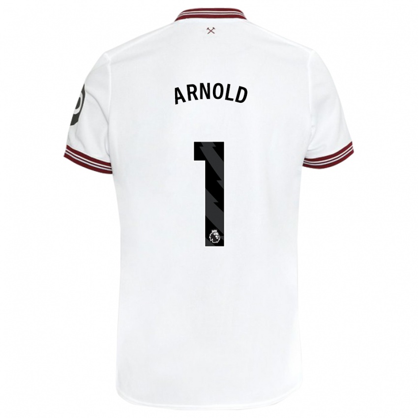 Homem Camisola Mackenzie Arnold #1 Branco Alternativa 2023/24 Camisa Brasil