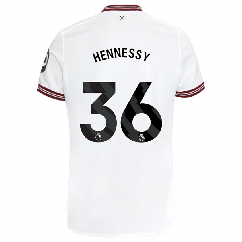 Homem Camisola Alexandra Hennessy #36 Branco Alternativa 2023/24 Camisa Brasil