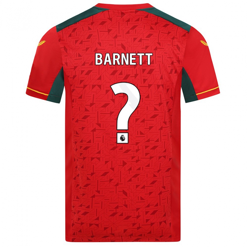 Homem Camisola Ty Barnett #0 Vermelho Alternativa 2023/24 Camisa Brasil