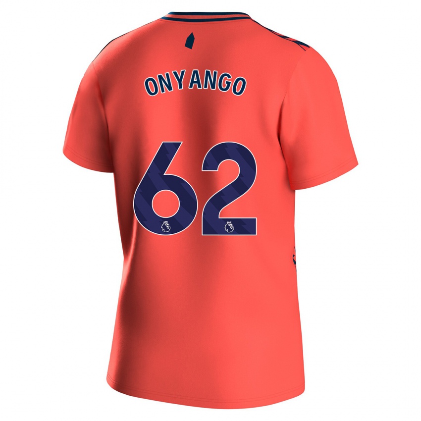Homem Camisola Tyler Onyango #62 Corais Alternativa 2023/24 Camisa Brasil