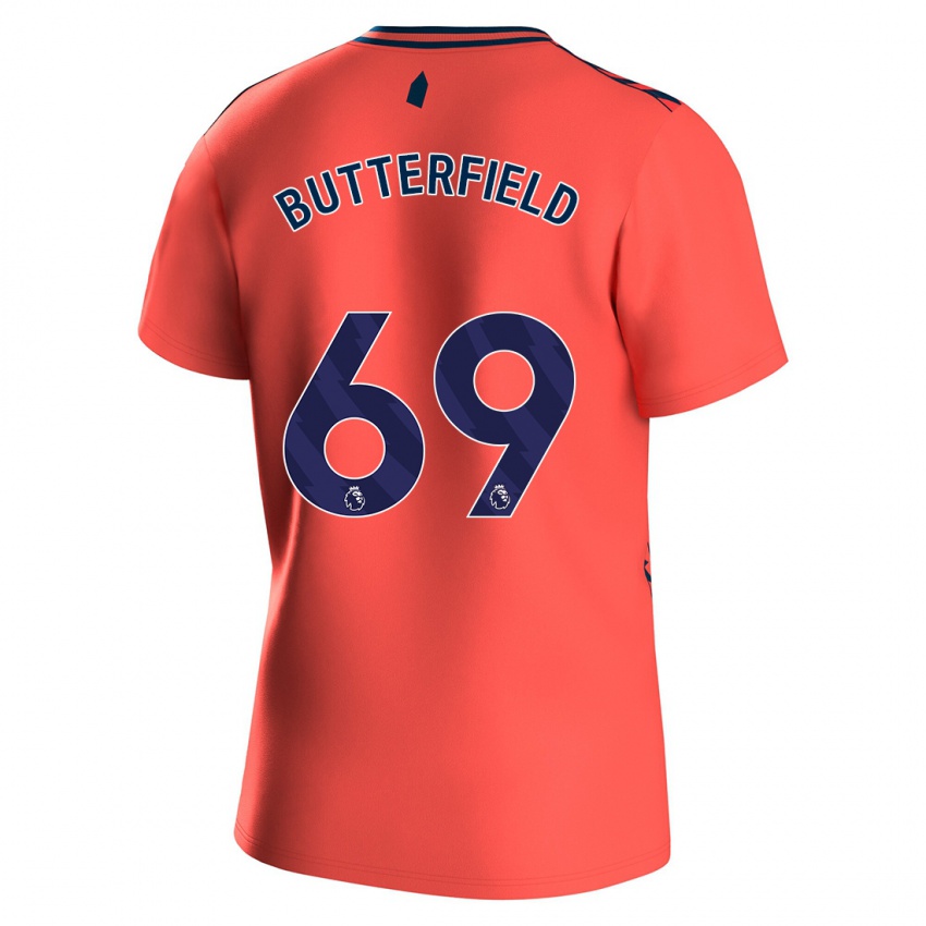 Homem Camisola Luke Butterfield #69 Corais Alternativa 2023/24 Camisa Brasil