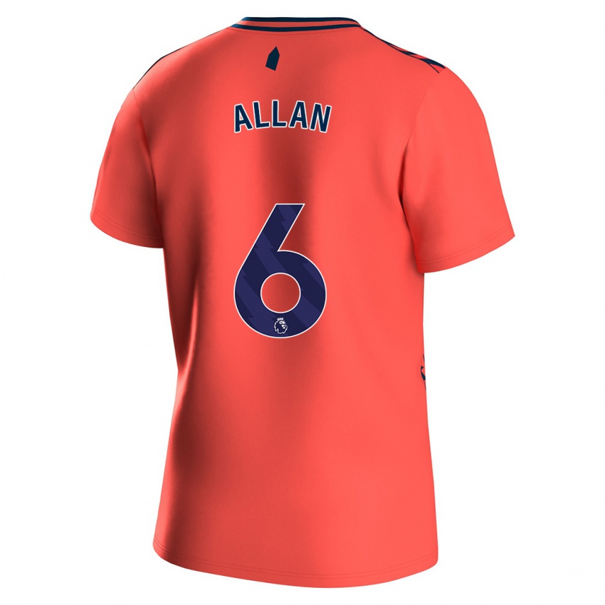 Homem Camisola Allan #6 Corais Alternativa 2023/24 Camisa Brasil